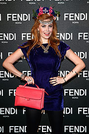 Palina Rojinski auf der Vernissage ©Foto: Franziska Krug/Getty Images für FENDI